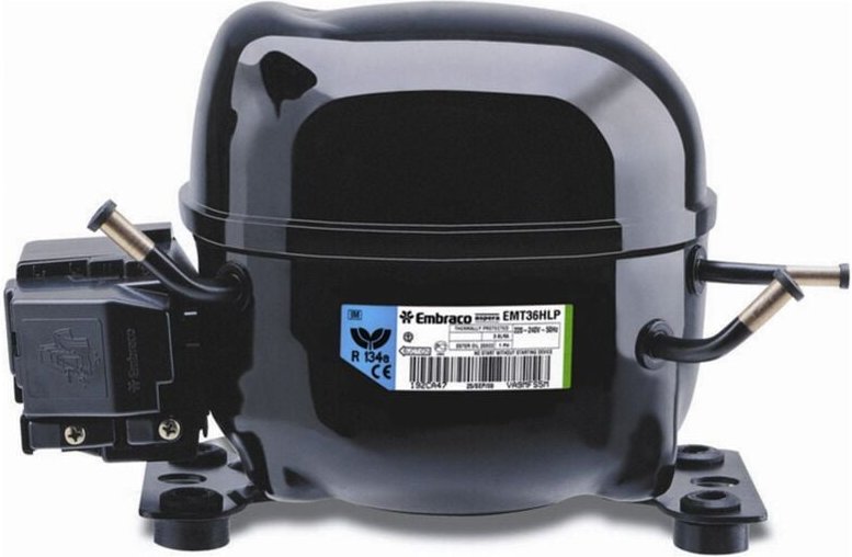 Reporshop - EMT50HDP EMT50HDP R134A 220V 1/6CV Hochtemperatur 4,5 cm3