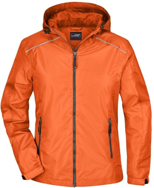 James&nicholson - Sportliche, funktionale Outdoorjacke Damen JN1117 Gr. xl orange/carbon