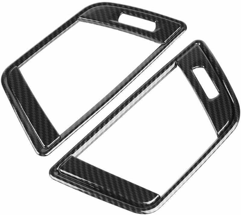UlisemDelicate Carbon Fiber Style Seitenklimaanlage Vent Rahmen Luftauslass Abdeckung Trim Für BMW 3 Serie F30 13-18 Aut...