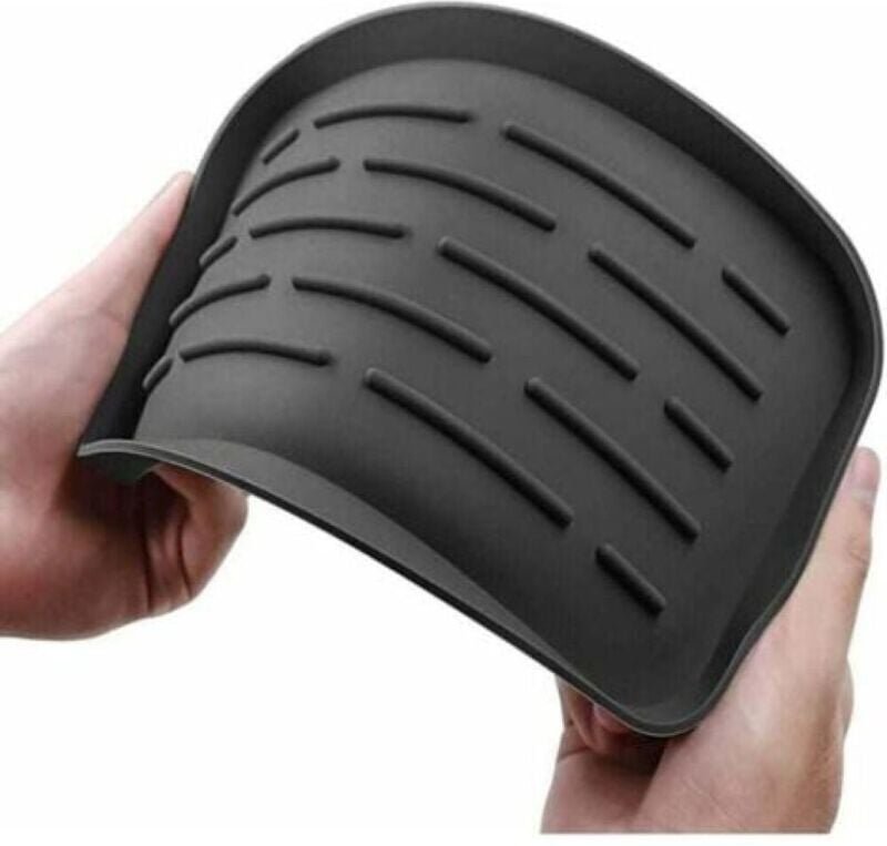 Silikon-Abtropfmatte – Spülbecken-Organizer, geeignet für Schwämme, Bürsten, Seife, Weinglas-Abtropfmatte, rutschfester ...