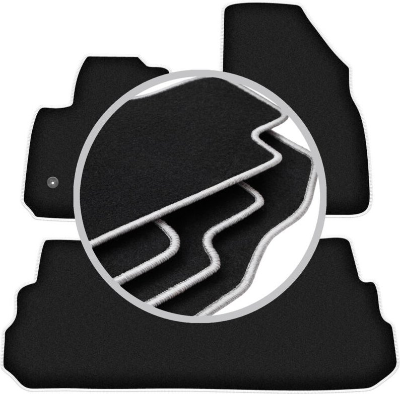 CARLUX-SILVER Autofußmatten für: Cadilac XT5 0 (2015-)