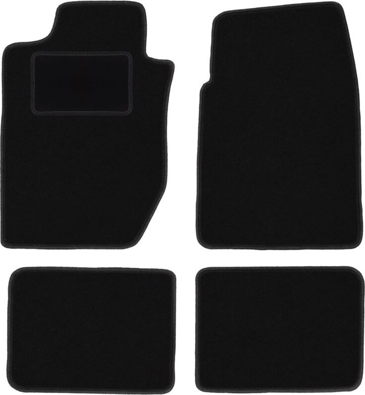 Schwarze Velours-Fußmatten für: Dodge Durango I SUV (1997-2003)