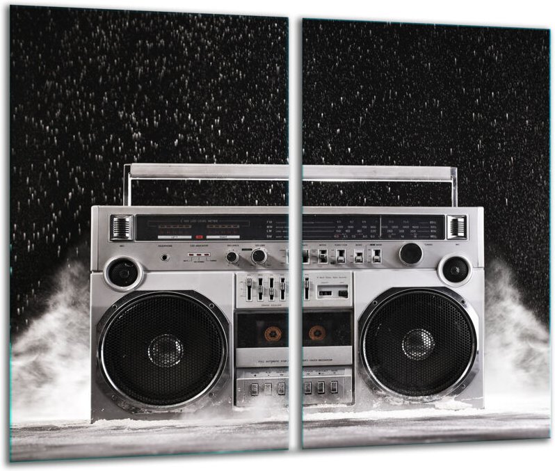 Glashakkungsbrett 2x 30x52 Radio