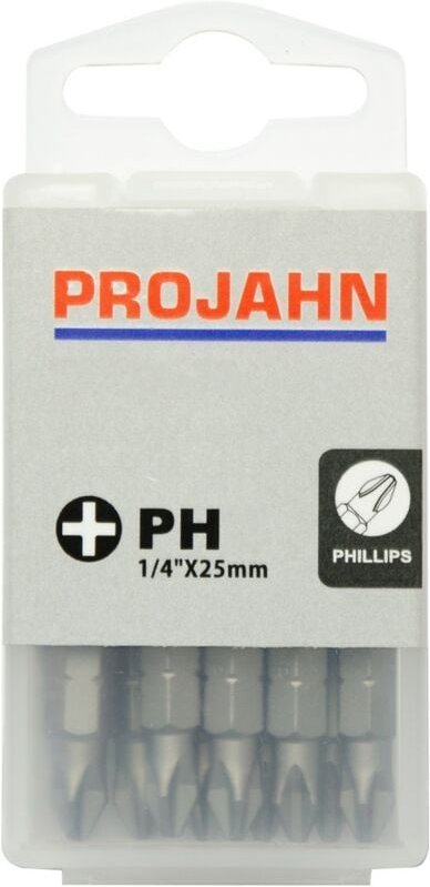 Thumbnail - Projahn 1/4 Bit L25 mm Phillips Nr. 2 10er Pack