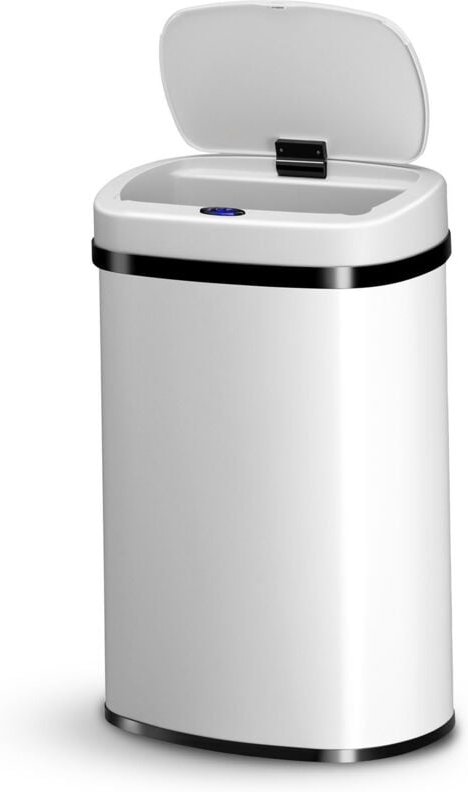 Automatik Mülleimer mit Sensor 50L - elektrischer Abfalleimer, Bewegungssensor, automatischer Deckel, wasserdicht, recht...