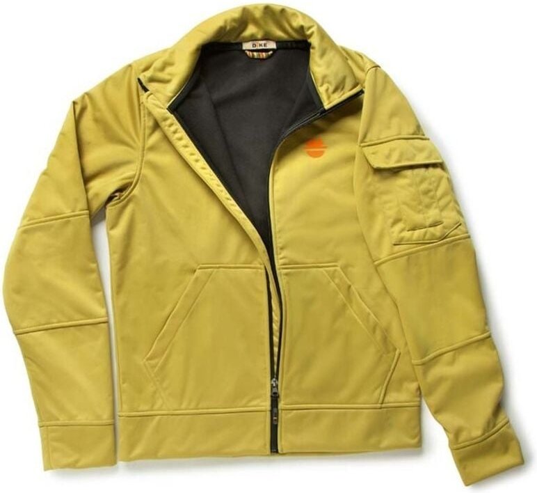 Softshell-Arbeits-Sweatshirt mit Reißverschluss FEAT - Ocker XS