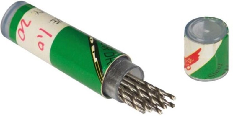 Minibohrer 1.0mm - 20 stück