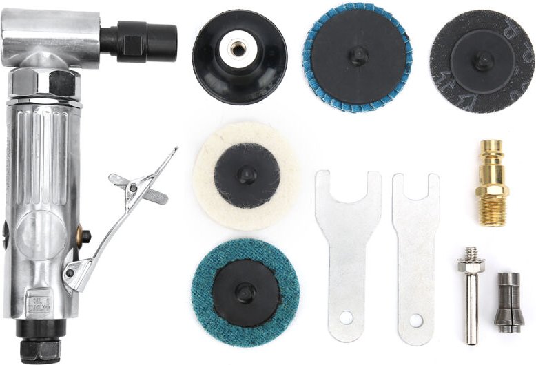 90°-Winkelgraviermaschine, pneumatisches Polierwerkzeug mit Schleifscheibe AG 315bseurente-Anschluss, pneumatische Masch...