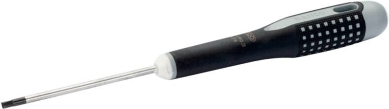 Bahco ERGO Schraubendreher für Innensechskantschrauben mit Gummigriff, 2,5 mm x 75 mm