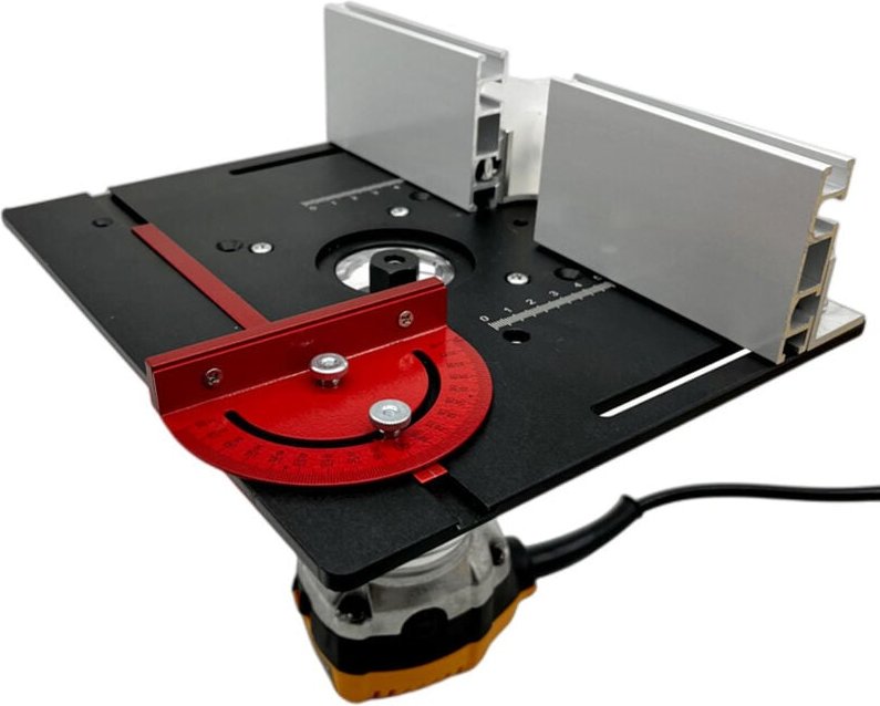Thumbnail - Set von 3 Routertisch -Einsatzplatten Aluminiumlegierung Holzfräsen Flip Board Trimmmaschine Gravur Hilfswerkzeug Holzbe...