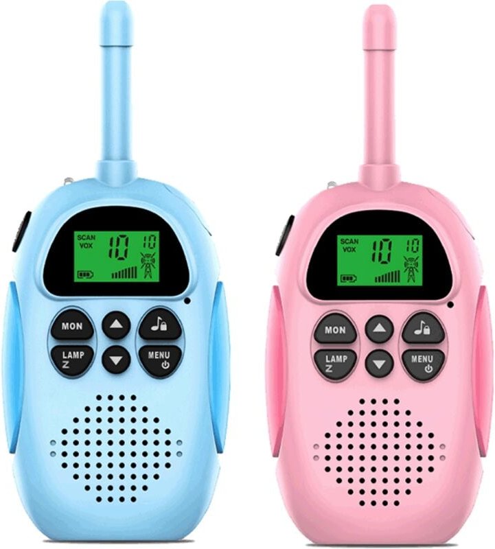 Walkie-Talkies für Kinder, wiederaufladbares Spielzeug für 3–12-jährige Jungen und Mädchen, 16-Kanal-Funkgerät, Spiele f...