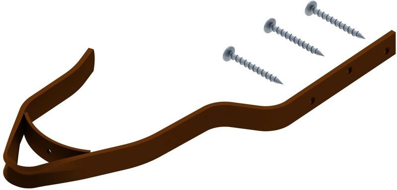 Layher Sicherheitsdachhaken für Ziegeldächer Modell Z Nussbraun RAL 8011