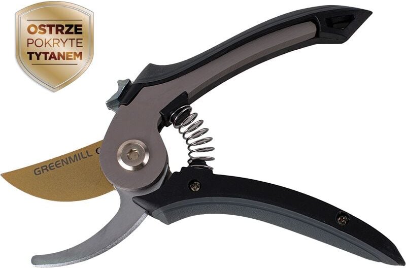 Professionelle Baumschere Greenmill mit UP0055T Titanium Klinge idealfür das Schneiden von Ästen und Sträuchern, ergonom...