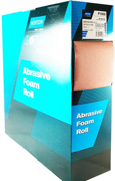 NORTON ROLL MAX WHITE A295 P1000 115 mm x 25MT