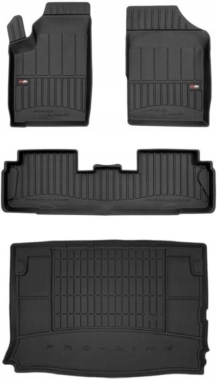 SET 3D Gummimatten Peugeot Partner 1 1996-2008