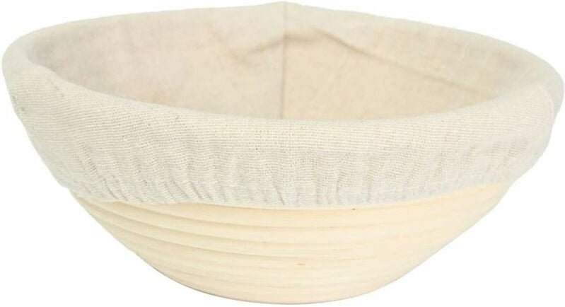 Thumbnail - Banneton Brot mit Leinen und Rattan Brotkorb, Rattan - Ahlsen