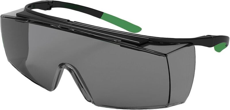 Uvex - super f otg 9169543 Schutzbrille Schwarz, Grün en 166-1, en 169 din 166-1, din 169