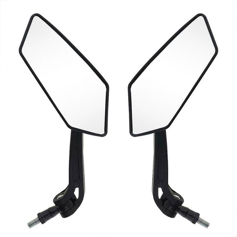 Shining House - Rückspiegel, Universal-Motorrad-Rückspiegel aus Acryl-ABS-Kunststoff, passend für Sport Cruiser Choppers...