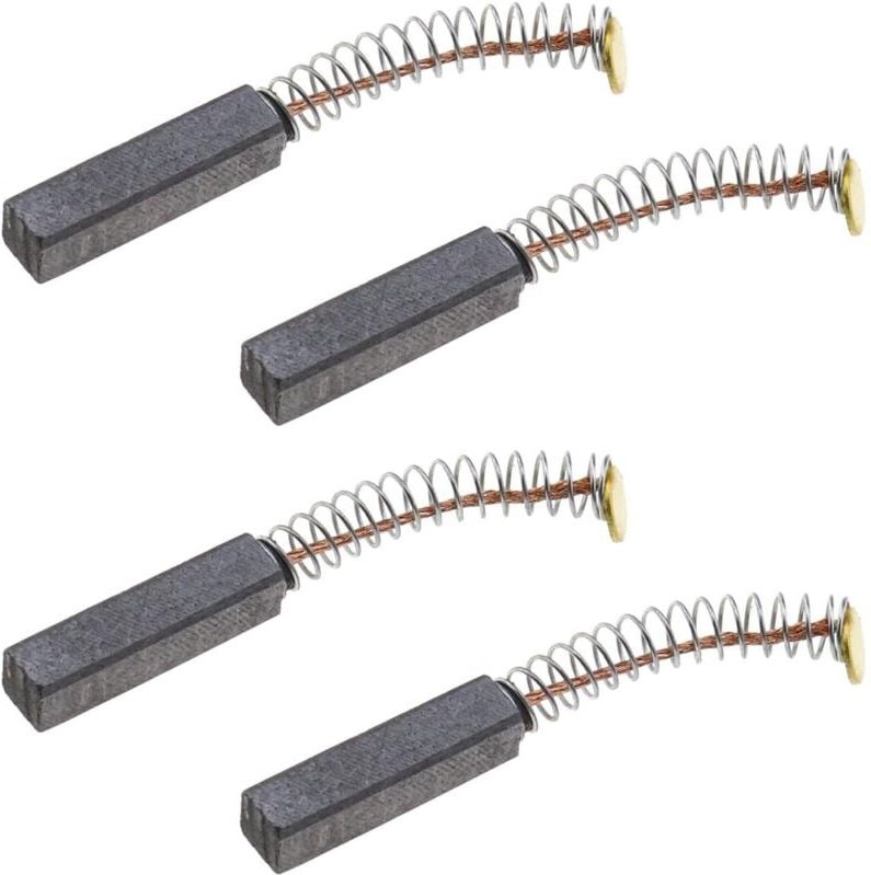 2 Paar Kohlebürsten 20 x 6 x 5 mm für Kreissäge, Drehbohrer, Staubsammler, Motorrad, Elektrowerkzeug, Elektromotor, Ersa...