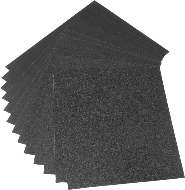 Schleifpapier-Set, 4845, 12er-Set, 230x280 mm - Stahlwerk