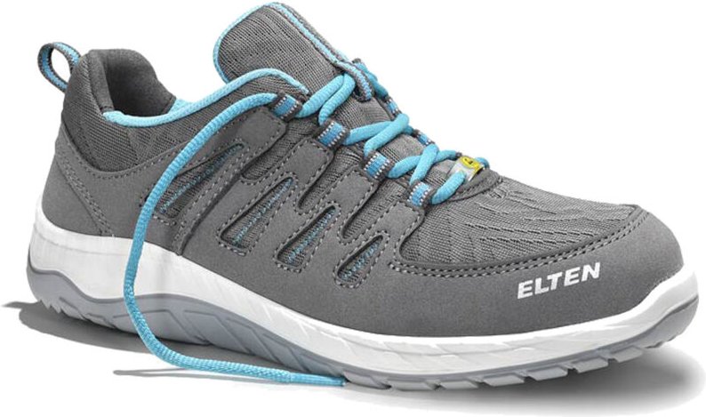 Elten Gmbh - Damen-Sicherheitshalbschuh maddie grey Low esd S1P - elten® 749501 Gr.42