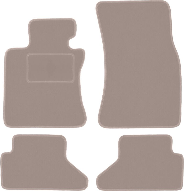 Beige Veloursmatten für: BMW 6 E64 Cabrio (2003-2010)