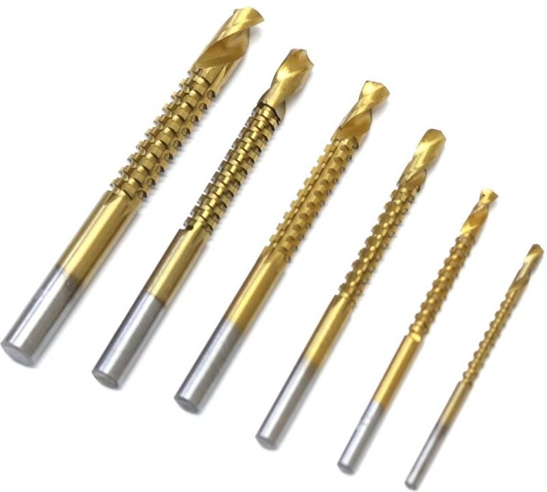 6-teiliges Hochgeschwindigkeits-Metallsägen-Bohrer-Set für offene Löcher aus Holz