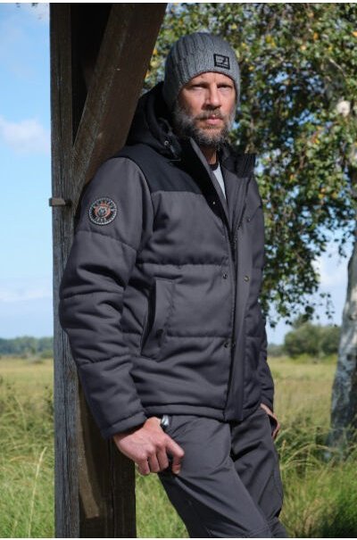 Weste Bosseur Bear - Graphit/Schwarz - l - 11724-003