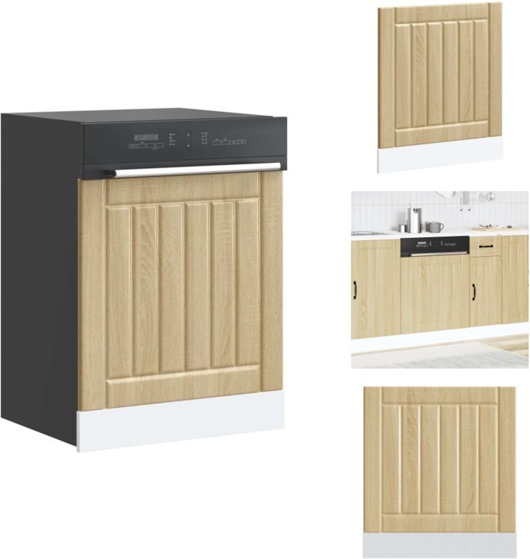 Geschirrspülerblende Lucca Sonoma-Eiche Holzwerkstoff - Geschirrspülerblende - Geschirrspülerblenden - Geschirrspüler Fr...