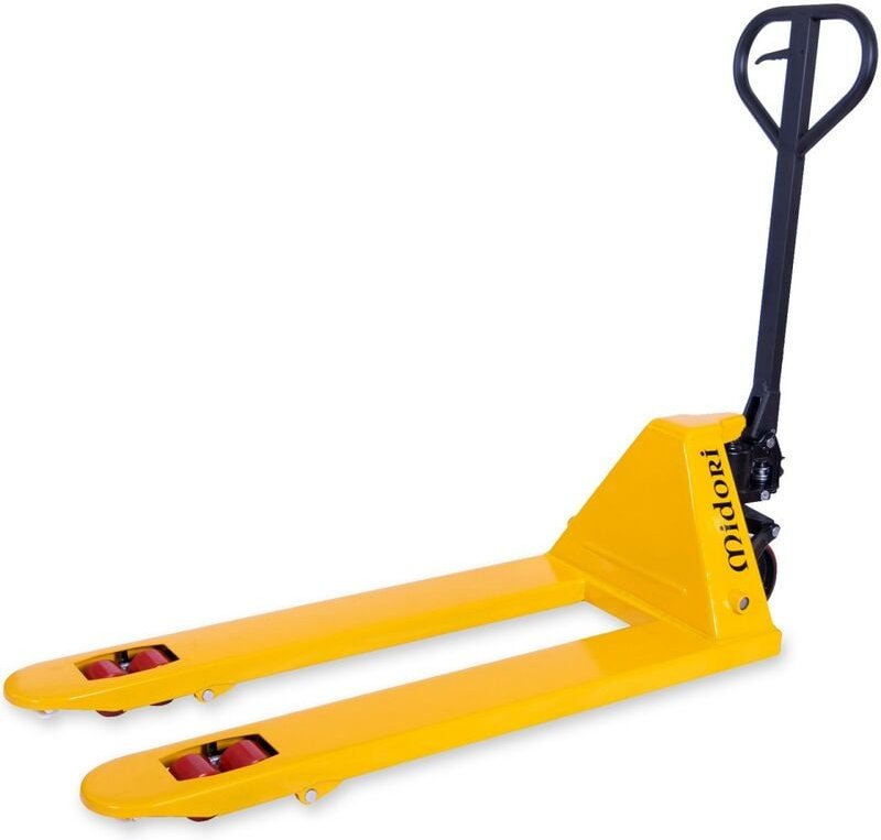 Handhubwagen 3000kg Gabelhubwagen Hubwagen Palettenwagen PU Tandem Hartgummi NEU