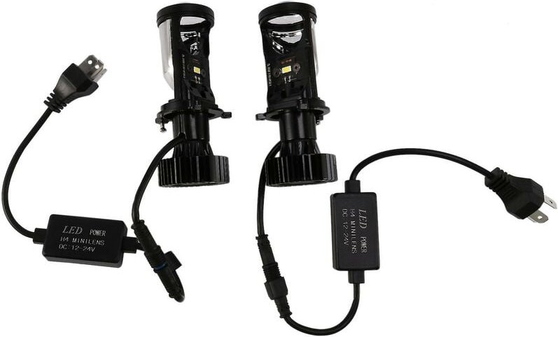 Woosien - 2 teile/satz H4 9003 Hallo/lo Strahl Led Mini Projektor Objektiv Auto Styling Scheinwerfer Lampen Automobil La...