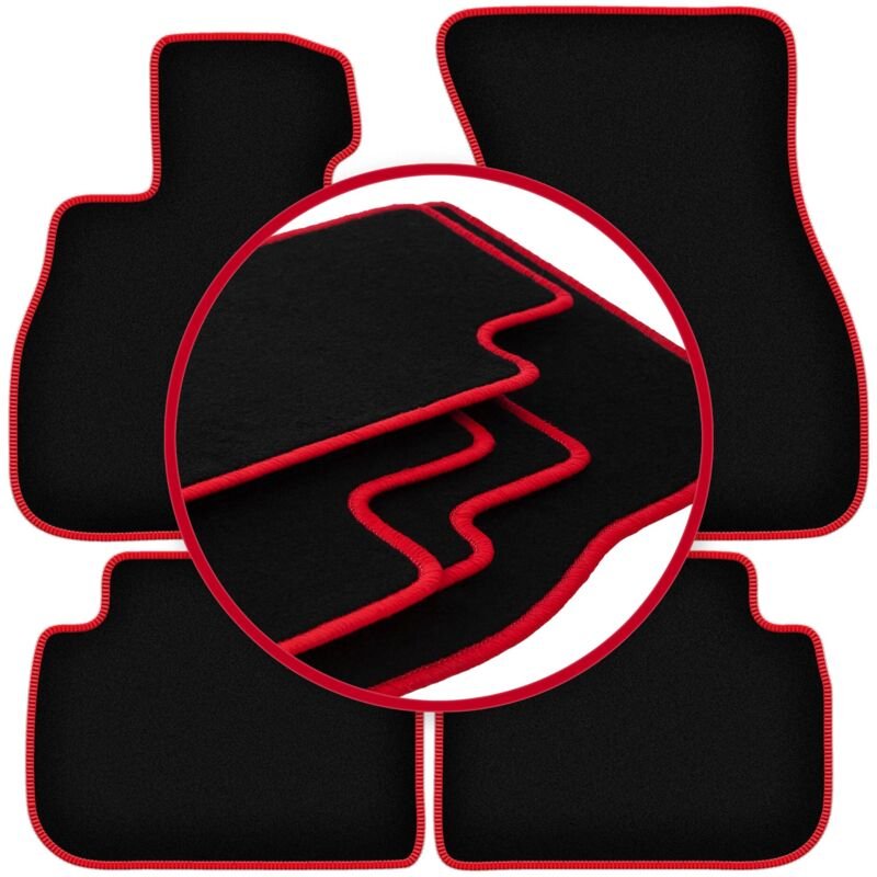 CARLUX-RED Autofußmatten für: BMW 2 F44 Coupé (2020-)
