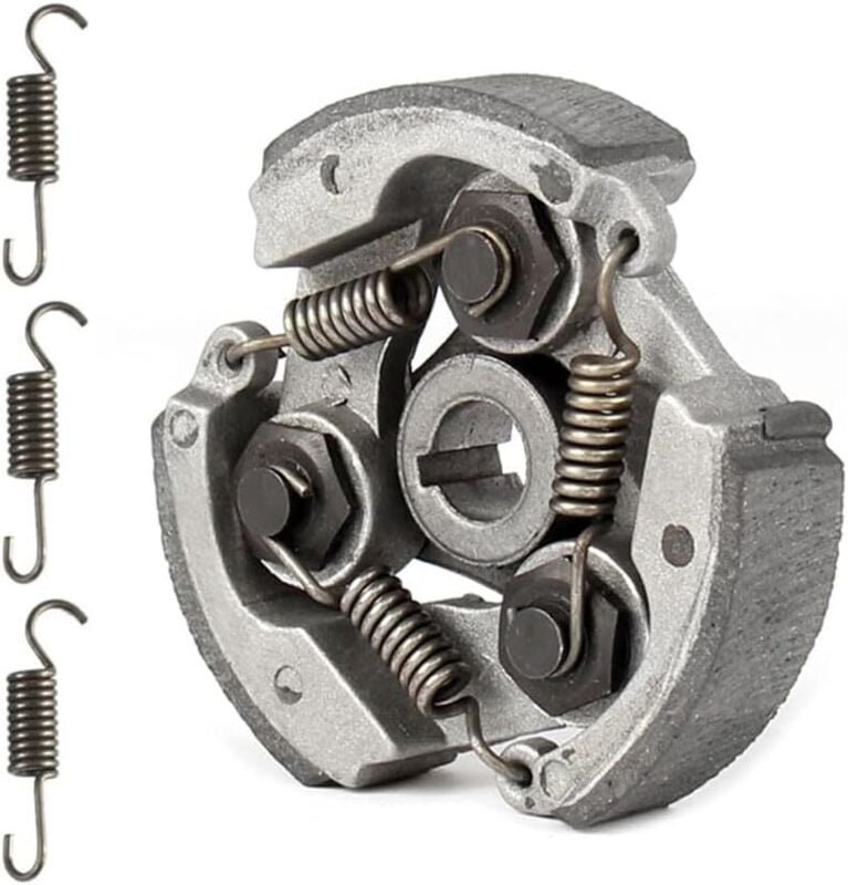 XVX - Kupplungsbelag-Set mit 3 Federn – Kompatibel mit 47 cc bis 53 cc 2-Takt-Minimotos, Pitbikes und ATVs (Passend für ...