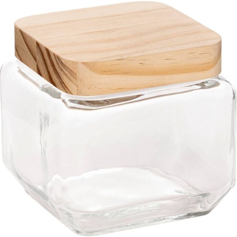 5five Simply Smart - Glaskrug eckig deckel kiefer pin 0,85l - 5five