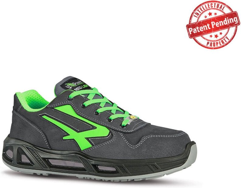 Sicherheitsschuhe niedrig YODA CARPET ESD S3 CI SRC - Grau/Grün 43