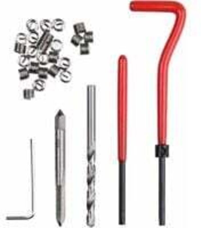 30-teiliges M5-Gewindereparaturset, M5 x 0,8 mm, Helicoil-Einsatzwerkzeug, Gewindewiederherstellungsset