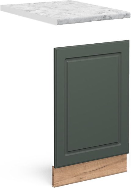 Vicco - Frontblende Fame-Line, Grün-Gold Landhaus, 45 cm , ap Marmor