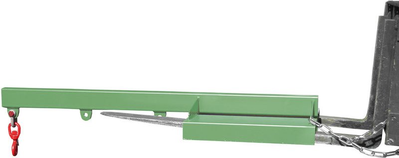 Bauer Lastarm LA 1600-1,0, lackiert, Resedagrün