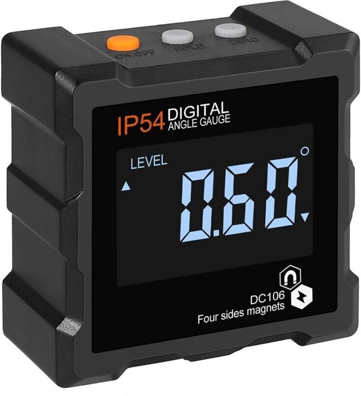 Thumbnail - 360° lcd Digitaler Neigungsmesser, Magnetischer Digitaler Neigungsmesser, Elektronischer Neigungsmesser, Automatische Ab...