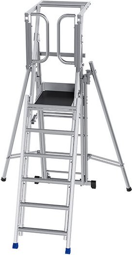 Matisère - Stehleiter 6 bis 9 Stufen - Maximale Arbeitshöhe 4.23m - PIRC250RSD-PS