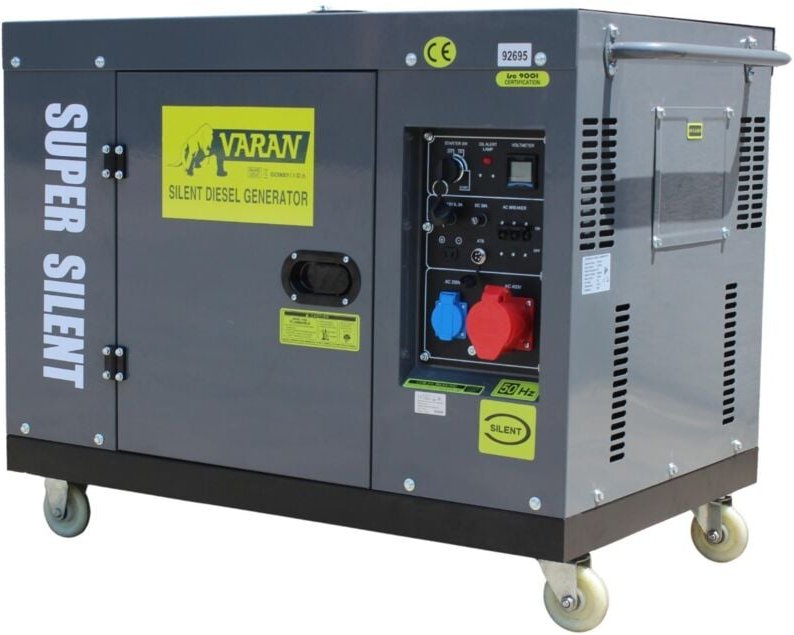 Varan Motors - 92695 Generator / Dieselaggregat Schalldicht 11Kva 230v 400v