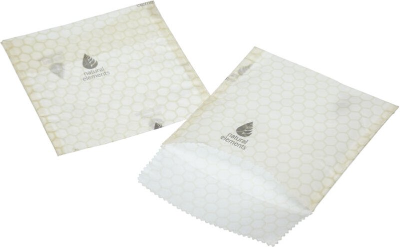 Kitchen Craft Natural Elements - Set de 2 sandwich bags de wax de beeswax de