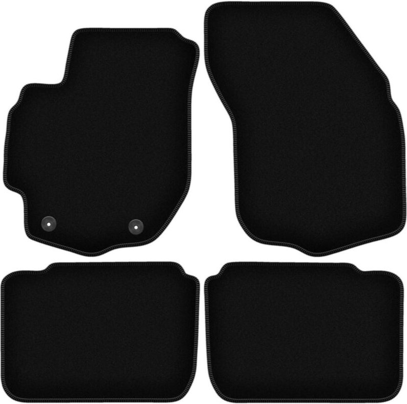 BASIC schwarze Veloursmatten für: Suzuki Liana FL Fließheck, Limousine (2005-2008)
