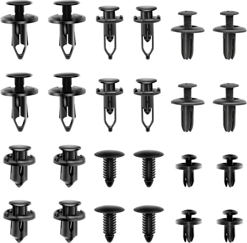 200 Stück Auto-Clips, Auto-Kunststoff-Clip-Nieten, Kfz-Reparatur, Kunststoff-Nieten-Befestigungselemente, Kunststoff-Nie...