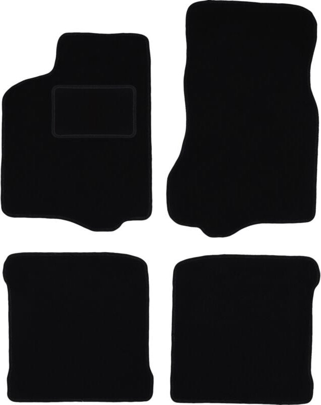 Schwarze Veloursmatten für: Seat Ibiza II Fließheck (1993-2001)