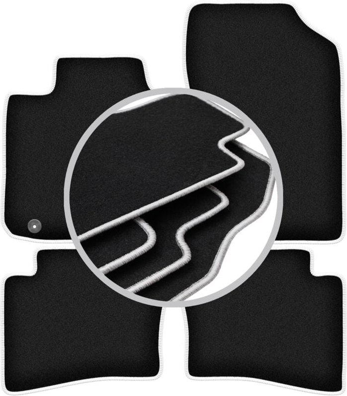 CARLUX-SILVER Autofußmatten für: Hyundai i20 III Fließheck (2020-)