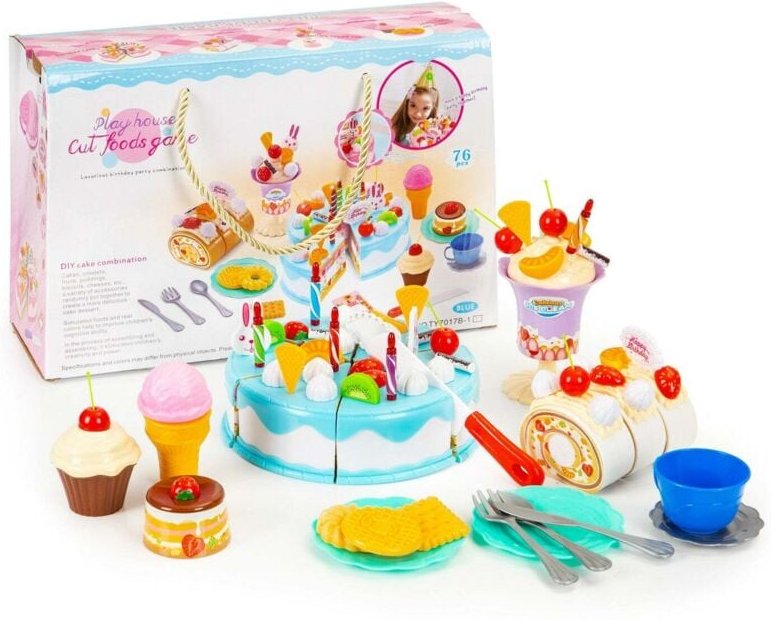 Geburtstagskuchen schneideset 76 el