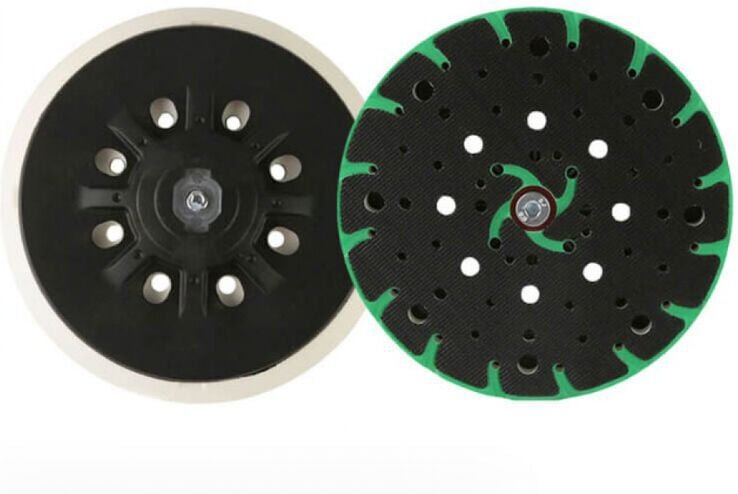 1 platorello abrasivo morbido per levigatrice orbitale Festool da 150 mm - filettatura di collegamento M8, compatibile c...