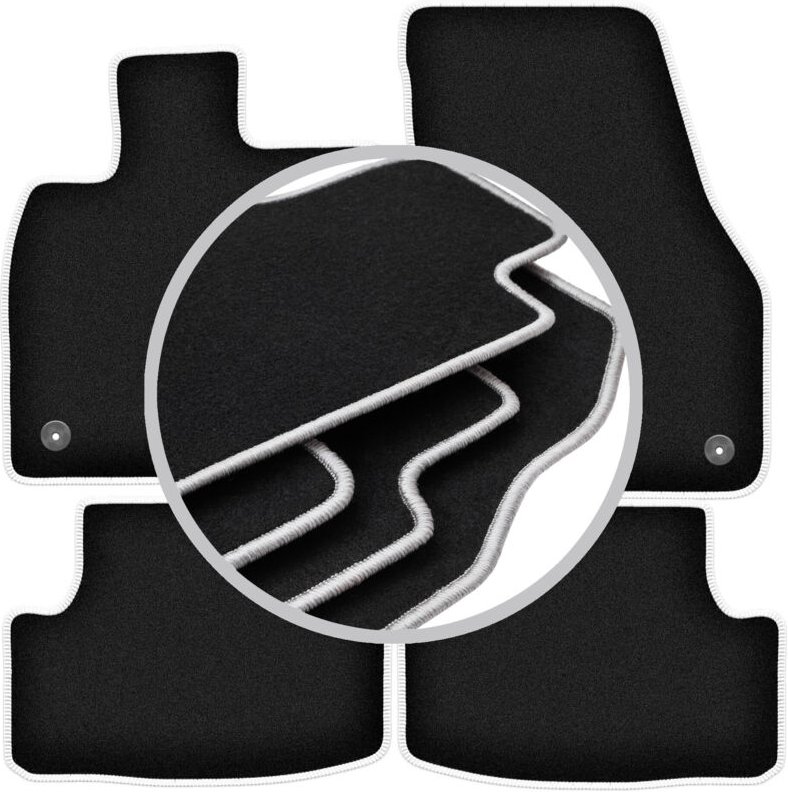 CARLUX-SILVER Automatten für: Skoda Karoq Crossover (2017-)