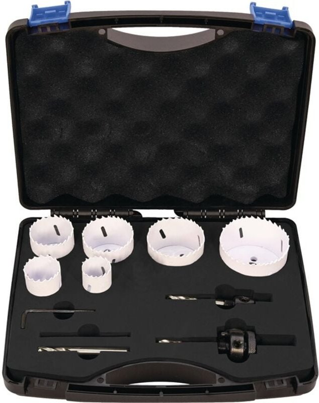 Lochsägensatz 10-teilig 22-68 mm Schnitttiefe 38 mm Bi-Metall - Promat